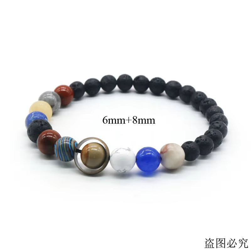 Solar System Bracelets Women Male Bracelets for Man Eight Planets Bracelets Man Best Friends Gift for Him Gift Male Bracelets