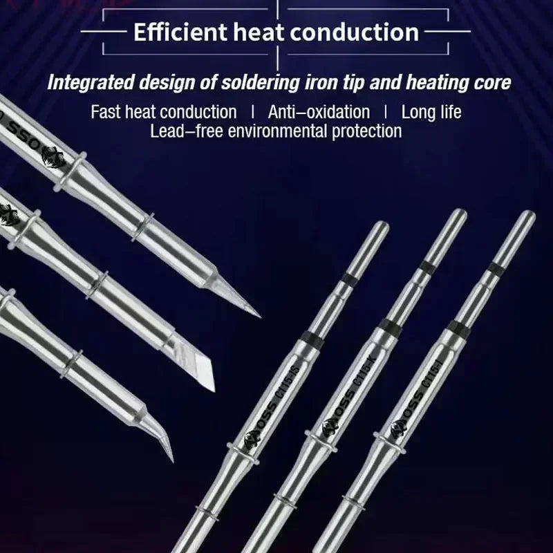 OSS C115 C210 T245 Tips Universal C245 C210 C115 Soldering Iron Tip Compatible SUGUN Maant GVM OSS Soldering Station Handle