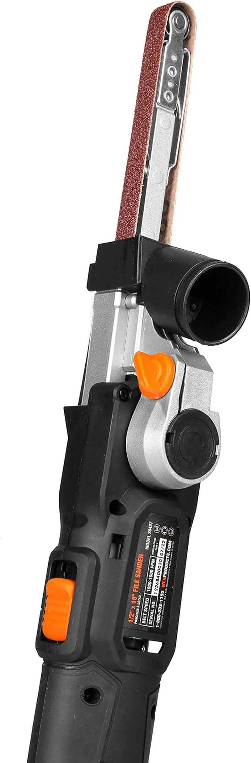 WEN Cordless Detail File Sander, Variable Speed with 20V Max 2.0 Ah Lithium-Ion Battery and Charger (20437)