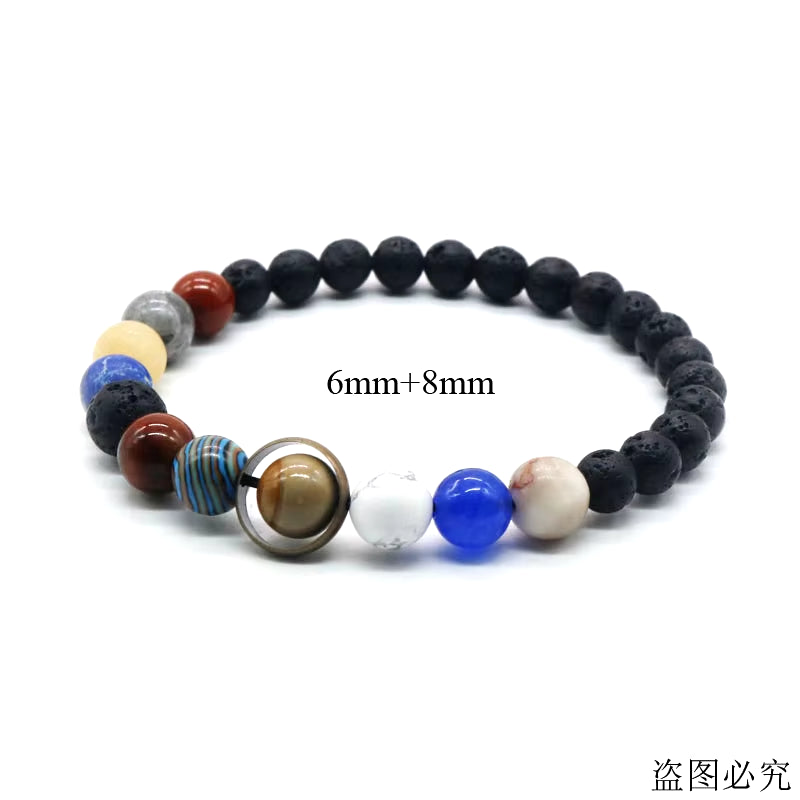 Solar System Bracelets Women Male Bracelets for Man Eight Planets Bracelets Man Best Friends Gift for Him Gift Male Bracelets