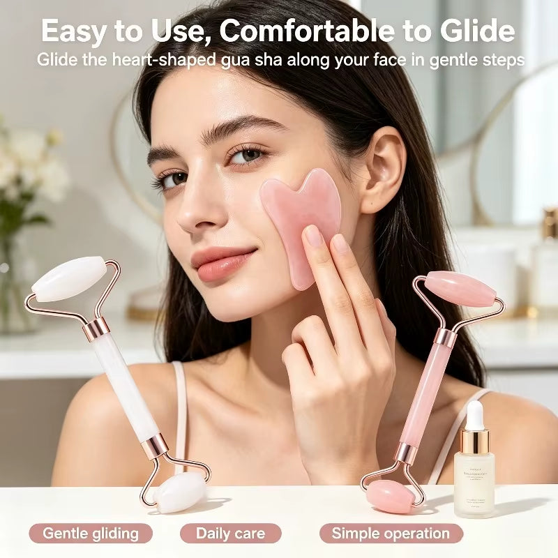 Roller for Face Neck Eye Resin Facial Massage Instrumenr Health Care Scraping Board Musclee Beauty Skincare Tools