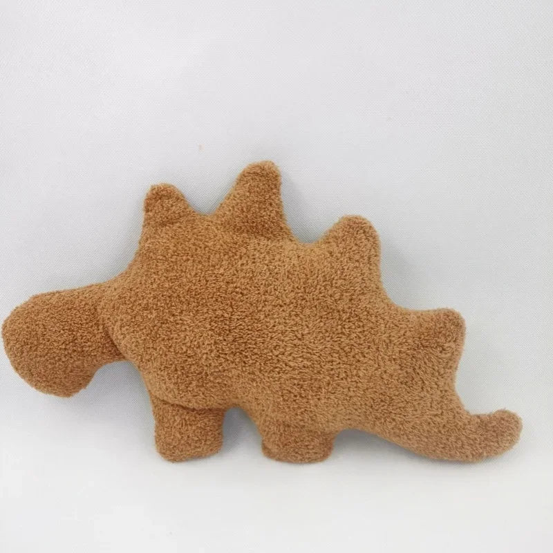 Nugget Pillow Dino Chicken Nugget Plush Pillow Cartoon Dinosaur Plushies Toys Stuffed Animal Doll for Kids Children Gift