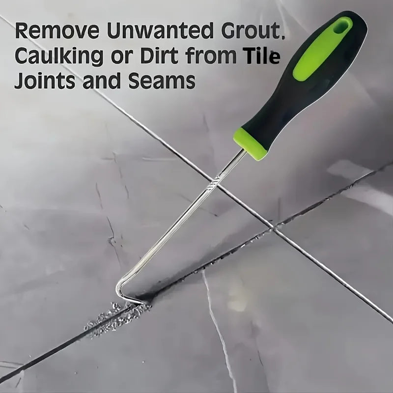 U-Shaped Nail Removal Hook Suitable for Garden Cracks and Paving Joints - Lightweight and Convenient - Made of Metal Material