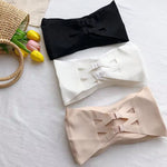 Seamless One-Piece Tube Tops Women Removable Pads Intimates Basic Black/White/Skin Womens Strapless Bra Bandeau Sexy Lingerie