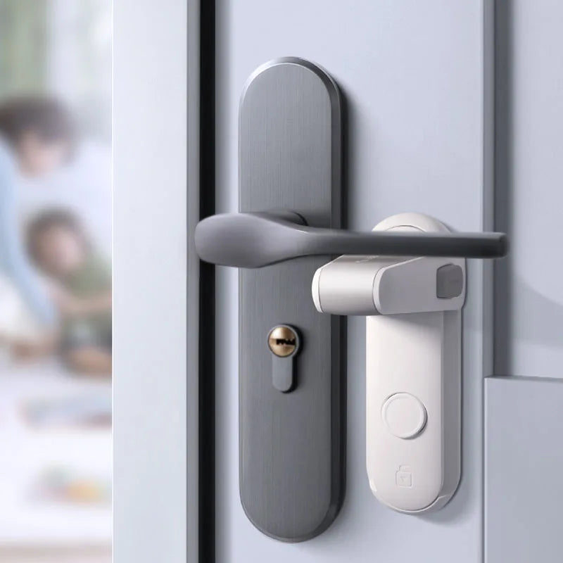Door Handle Lock Pet Door Lock Anti-Theft Door Lock Anti-Child Door Opener No Punch Door Handle Anti-Opening Device
