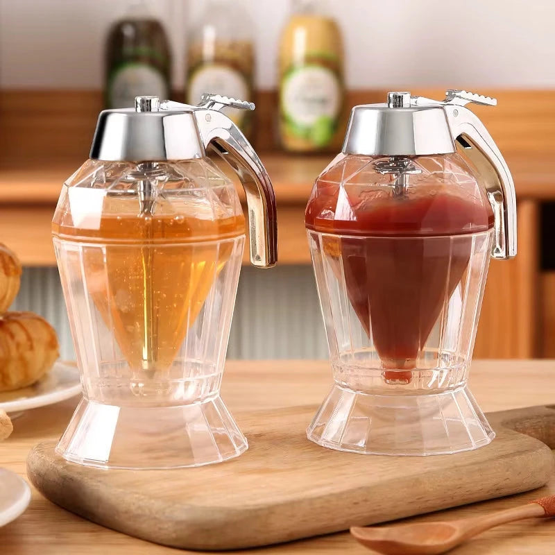 Honey and syrup dispenser
