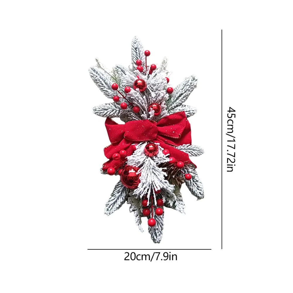 Christmas wreath ornament
