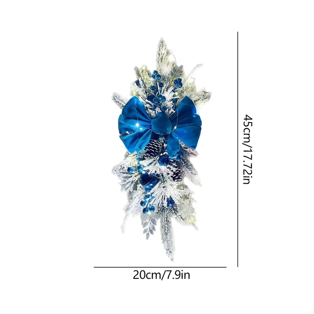 Christmas wreath ornament