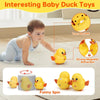 Baby Crawling Toys Musical Duck Walking Toys Early Learning Interactive Crawling Toy Night Light Toy for Boy Girl Birthday Gift