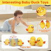 Baby Crawling Toys Musical Duck Walking Toys Early Learning Interactive Crawling Toy Night Light Toy for Boy Girl Birthday Gift