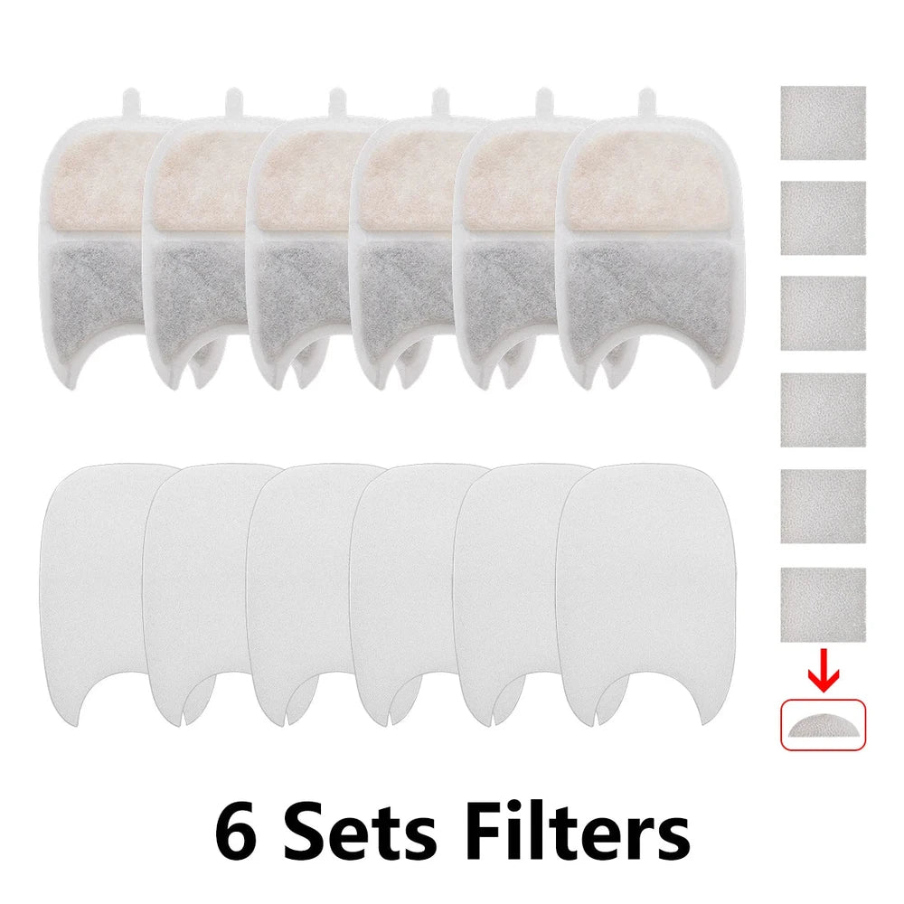 Water fountain filter cartridges