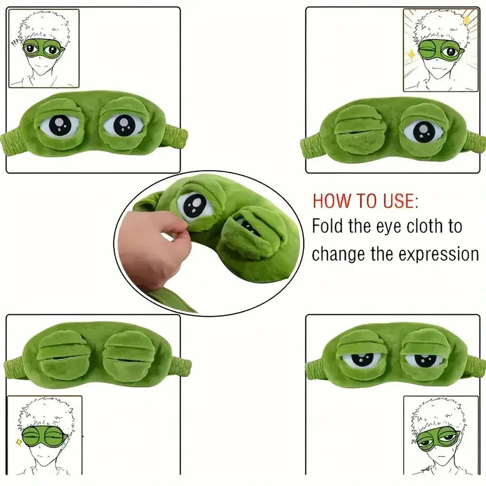 Frog sleep mask