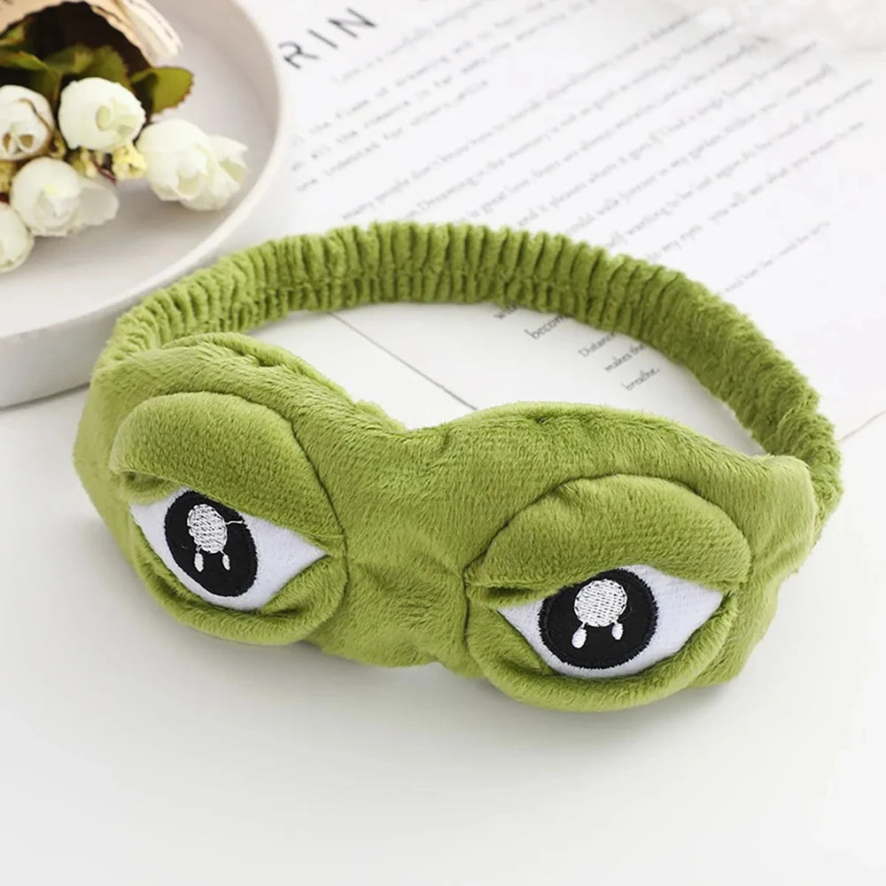 Frog sleep mask