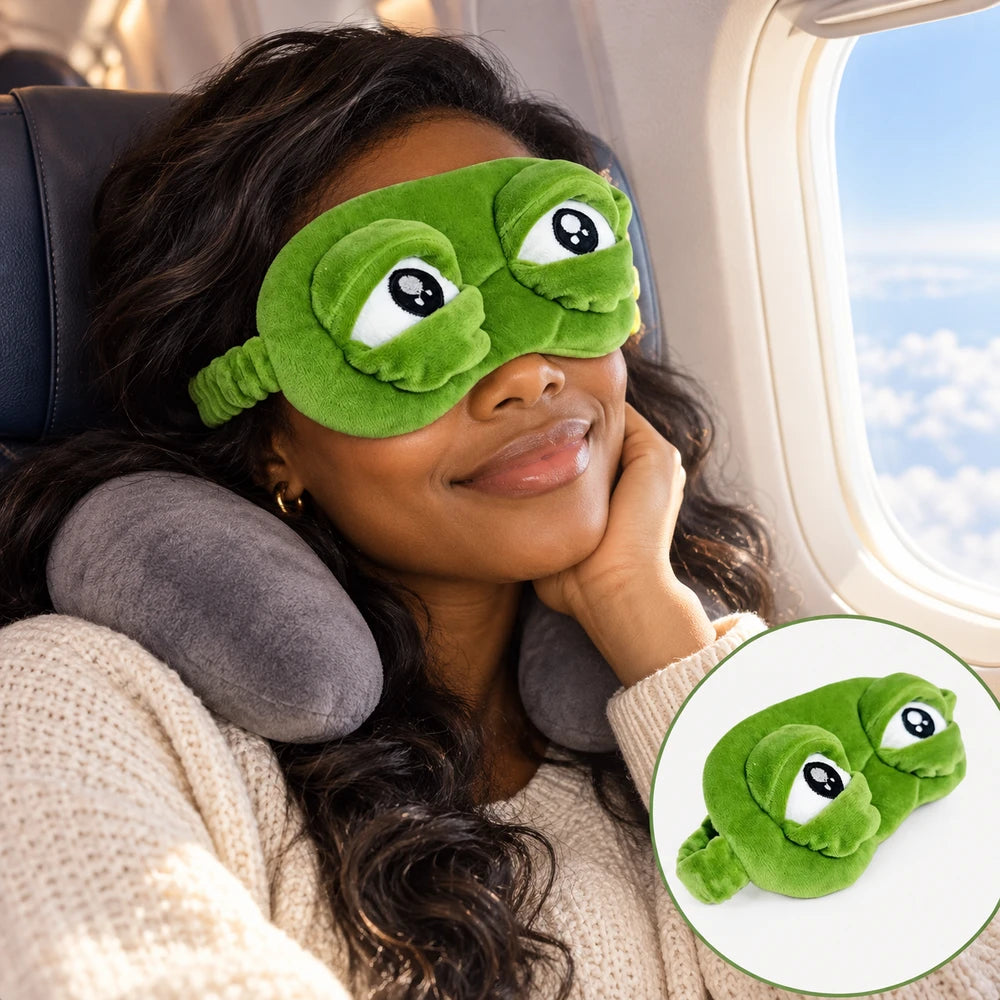 Frog sleep mask