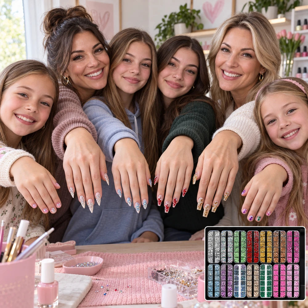 Nail rhinestones