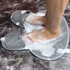 Silicone Massage Foot Mat Bathroom Non-Slip Mat Bath Foot Rubbing Artifact Foot Wash to Remove Dead Skin Shower Room Floor