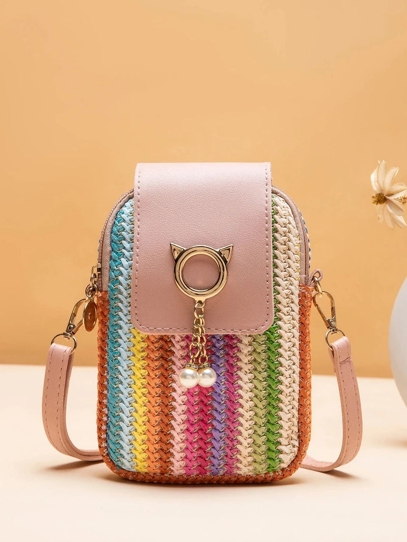 New Women'S Bag, Wholesale All-Match Shoulder Bag for Girl, Cute Square Bag for Crossbody, Spring & Summer, Perfectly Matching with Vacation Outfits Women, Summer Straw Beach Bag for Women, Hottest Beach Bags for Women, Fashion Summer Vacation Bag, Beach