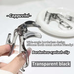 Cappuvini Eyelash Curler, Borderless Toothed Comb, Natural Curling and Eyelash Shaping Wonder, Beginner'S Wide-Angle Eyelash Cur