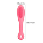 1 Pcs Silicone Nose Brush Cleanses Face Removing Blackheads Cleaning Nose Brush Cleaning Exfoliating Face Wash Brush Care Tool