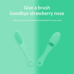1 Pcs Silicone Nose Brush Cleanses Face Removing Blackheads Cleaning Nose Brush Cleaning Exfoliating Face Wash Brush Care Tool