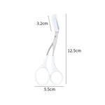 Eyebrow Trimmer Scissor Beauty Products for Women Eyebrow Scissors with Comb Stainless Steel Makeup Tools Beauty Scissors
