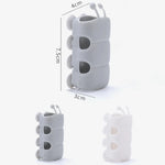 Suction Cup Brackets Silicone Shower Head Holder Reusable Removable Wall Storage Shelf Rack Fixed Base for Bathroom Accessories