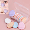 10Pcs Mini Finger Puff Foundation Small Air Cushion Powder Sponge Face Concealer BB Cream Cosmetic Applicator Makeup Tools