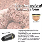Face Oil Absorbent Volcanic Roller Portable Reusable Oil Control on the Go Instant Results Remove Excess Shine for Oily Skin
