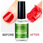 MAFANAILS 15Ml Magic Remover Nail Gel Polish Remover UV Gel Polish Fast Remove Semi Permanent Varnish Polish Cancel Glue 15&Ml