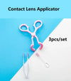1 Set Contact Lens Applicator Auxiliary Eyelid Dilator Open Eye Tool Contact Lens Wearing Removing Tool Eye Tools