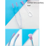 1 Set Contact Lens Applicator Auxiliary Eyelid Dilator Open Eye Tool Contact Lens Wearing Removing Tool Eye Tools