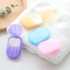 200/100PCS Travel Soap Paper Disposable Convenient Soap Paper Washing Hand Clean Scented Mini Slice Soaps Bathroom Accessories