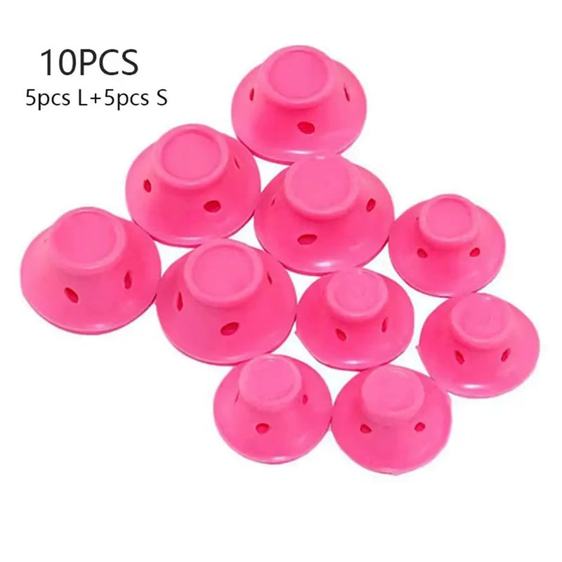 10/20Pcs Mushroom Hair Curlers Soft Gentle Hair Care Rollers Non-Slip Silicone Wave Formers for Easy DIY Styling Curling Tools