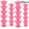10/20Pcs Mushroom Hair Curlers Soft Gentle Hair Care Rollers Non-Slip Silicone Wave Formers for Easy DIY Styling Curling Tools
