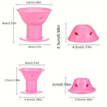 10/20Pcs Mushroom Hair Curlers Soft Gentle Hair Care Rollers Non-Slip Silicone Wave Formers for Easy DIY Styling Curling Tools