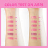 QIBEST 1Pc Temperature Color Change Lip Oil Lipgloss Moisturizing Lasting Pink Clear Lip Glaze Pearlescent Lipgloss Makeup New