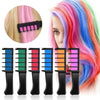 6/1Pcs Hair Color Chalk Temporary Hairs Dye to Cover Gray Hair Girl Coloring Comb Disposable Hair Mascara Women Coloring Brush