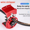 Portable Handheld Quick Wire Stripper Universal Wire Cable Peeler Electric Wire Demolisher Wire Stripping Machine Manual Tool