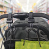 Double Hook Baby Stroller Hanger 360-Degree Rotation Adjustment Cart Hook and Loop Fastener Stroller Accessories
