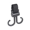 Double Hook Baby Stroller Hanger 360-Degree Rotation Adjustment Cart Hook and Loop Fastener Stroller Accessories