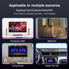 16/32/40 LED Charge RGB Light Bar Sound Activated Music Pickup Voice Lights Ambient Lamp Aesthetic Game Room Decor