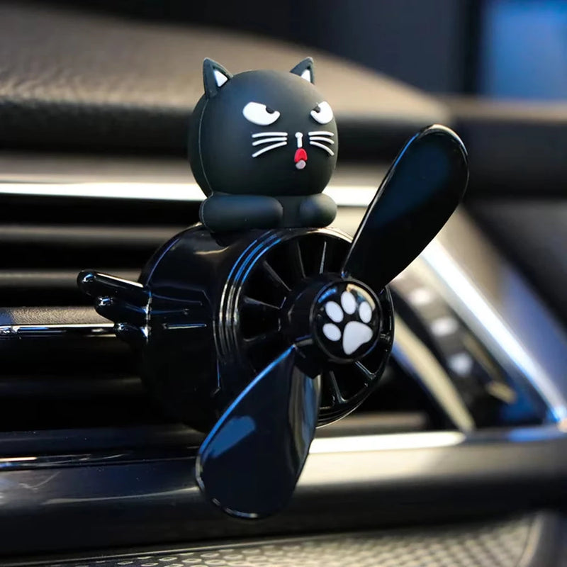 Car Air Freshener Car Pilot Rotating Propeller Perfume Accessories Fragrance Smell in Styling Vent Diffuse Air Fresheners Clip