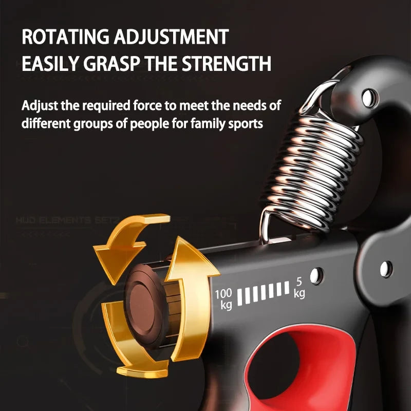 Adjustable hand gripper