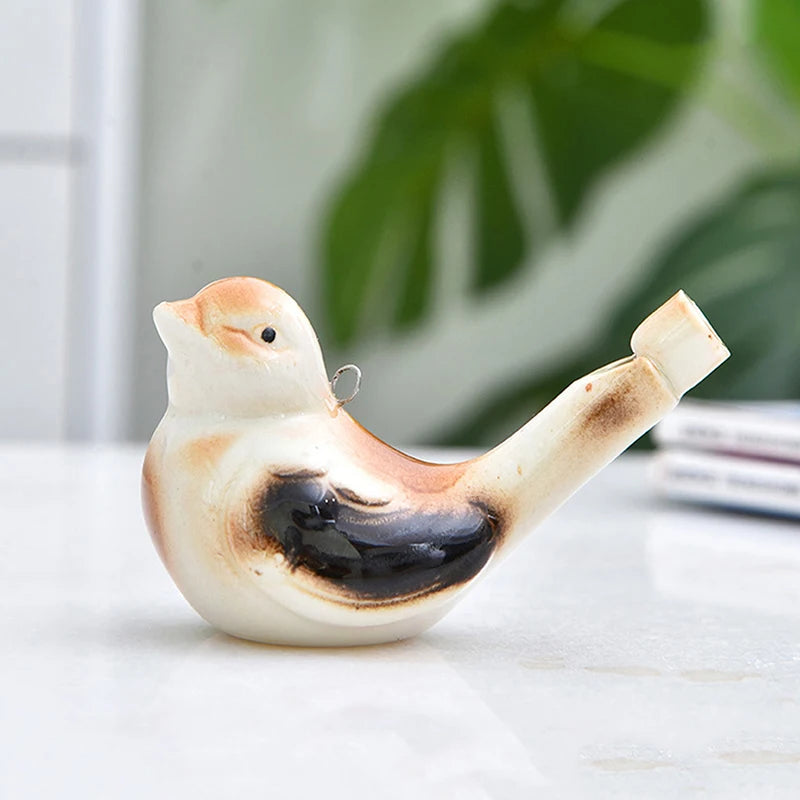 Coloured Drawing Water Bird Whistle Funny Musical Instrument Kids Bathtime Toys Girls Boys Early Learning Educational Toy