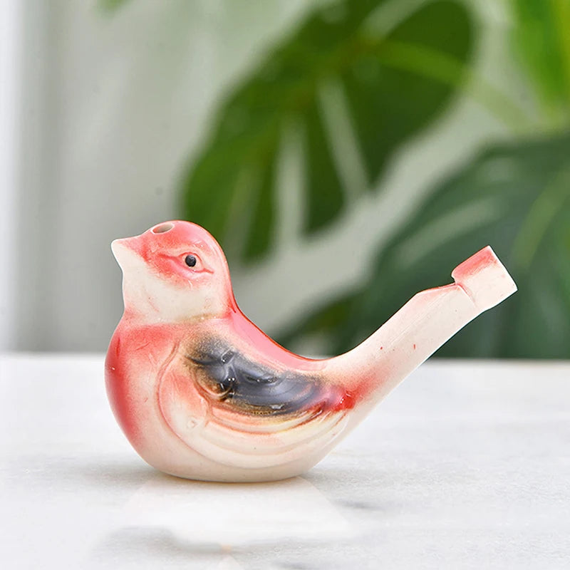 Coloured Drawing Water Bird Whistle Funny Musical Instrument Kids Bathtime Toys Girls Boys Early Learning Educational Toy