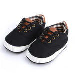 Baby Lace-Up Canvas Shoes – Color & Size Options