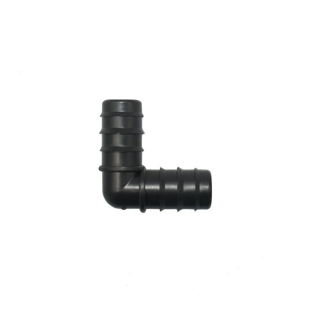 Plastic Hose Barb Connectors 16/20/25Mm Pe Tube Tee Elbow Cross End Plug Reducing Coupler Drip Irrigation Fitting 1/2 3/4 1"