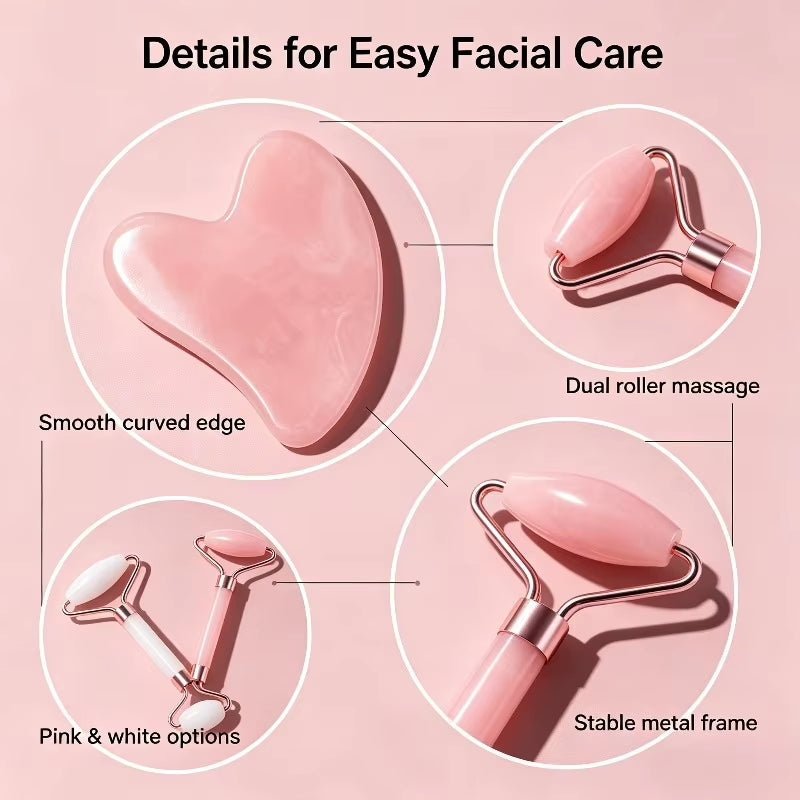 Roller for Face Neck Eye Resin Facial Massage Instrumenr Health Care Scraping Board Musclee Beauty Skincare Tools