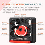 Carbide Inserts Dowel Maker Adjustable Electric Drill Milling Dowel Round, Rod Auxiliary Cylindrical Woodworking Dowel Maker Jig