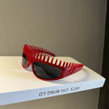 Comb Shaped Sunglasses Headband Sunscreen Leopard Print Glasses Hair Band Sunshade Korean Style Headwear Women Hair Hoop Women